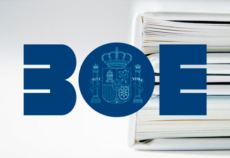 Logo 30E con libros y escudo de España