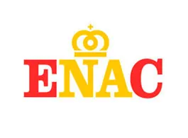 Logotipo de ENAC con corona